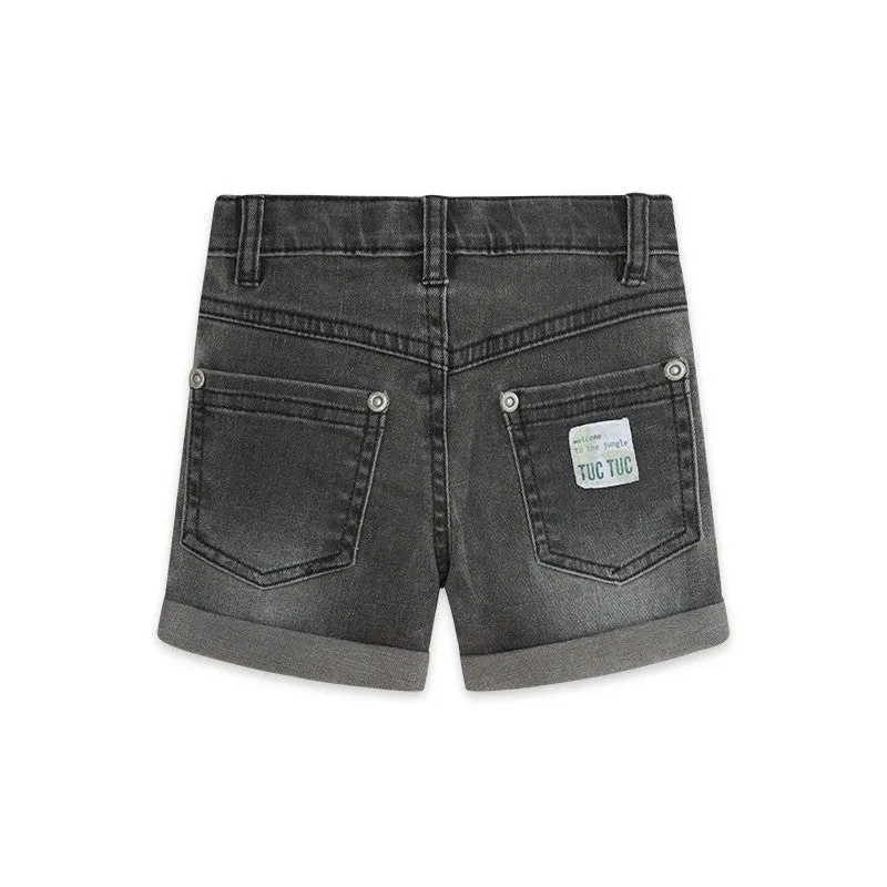 TUC TUC GREY DENIM SHORTS