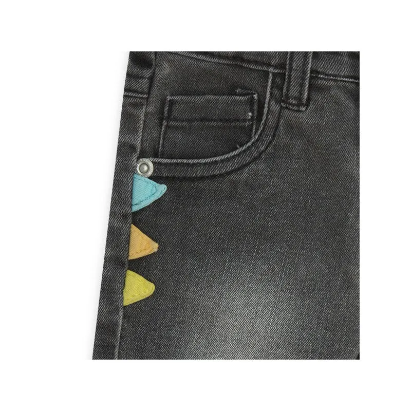 TUC TUC GREY DENIM SHORTS