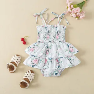 Tutu Floral Ruffle Romper