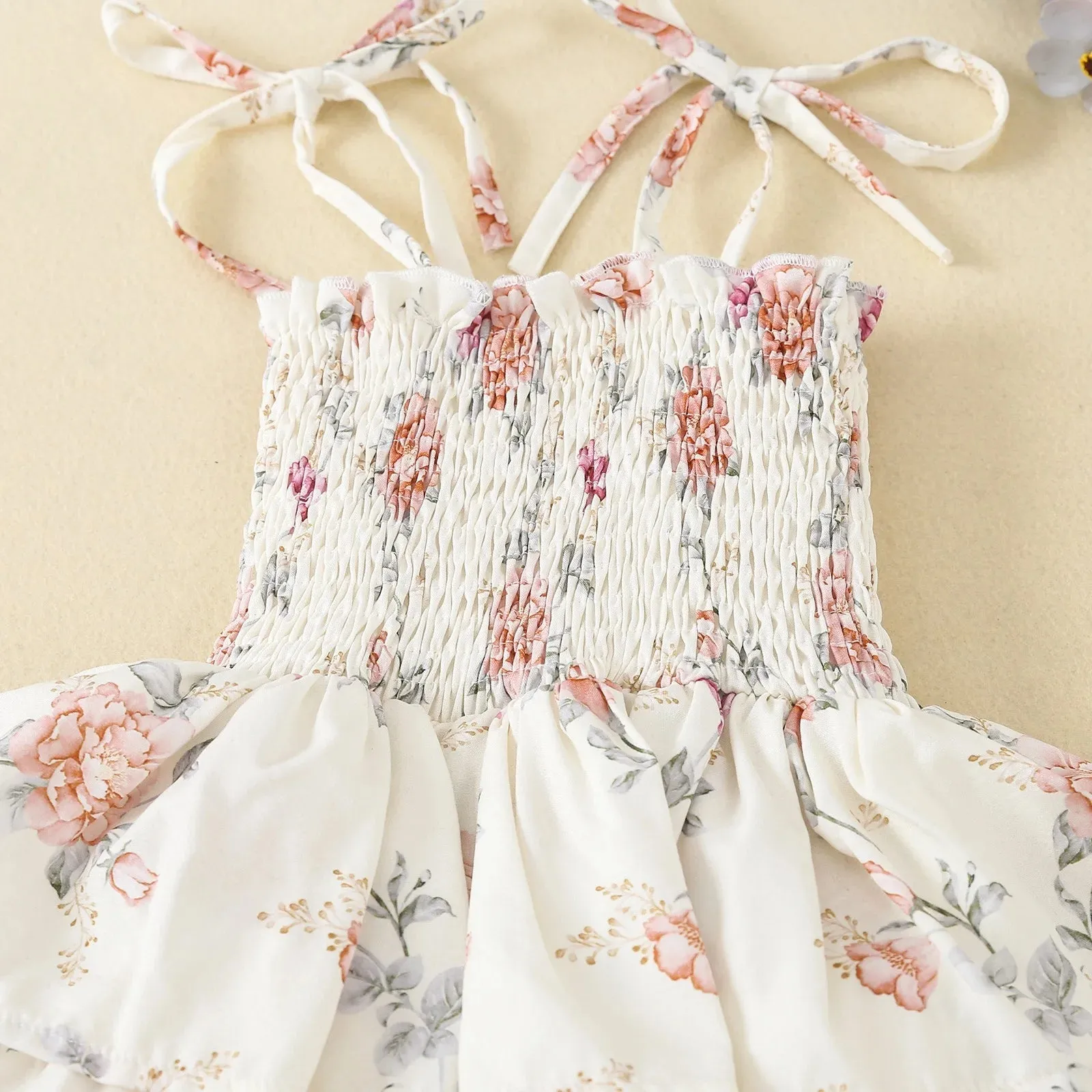 Tutu Floral Ruffle Romper