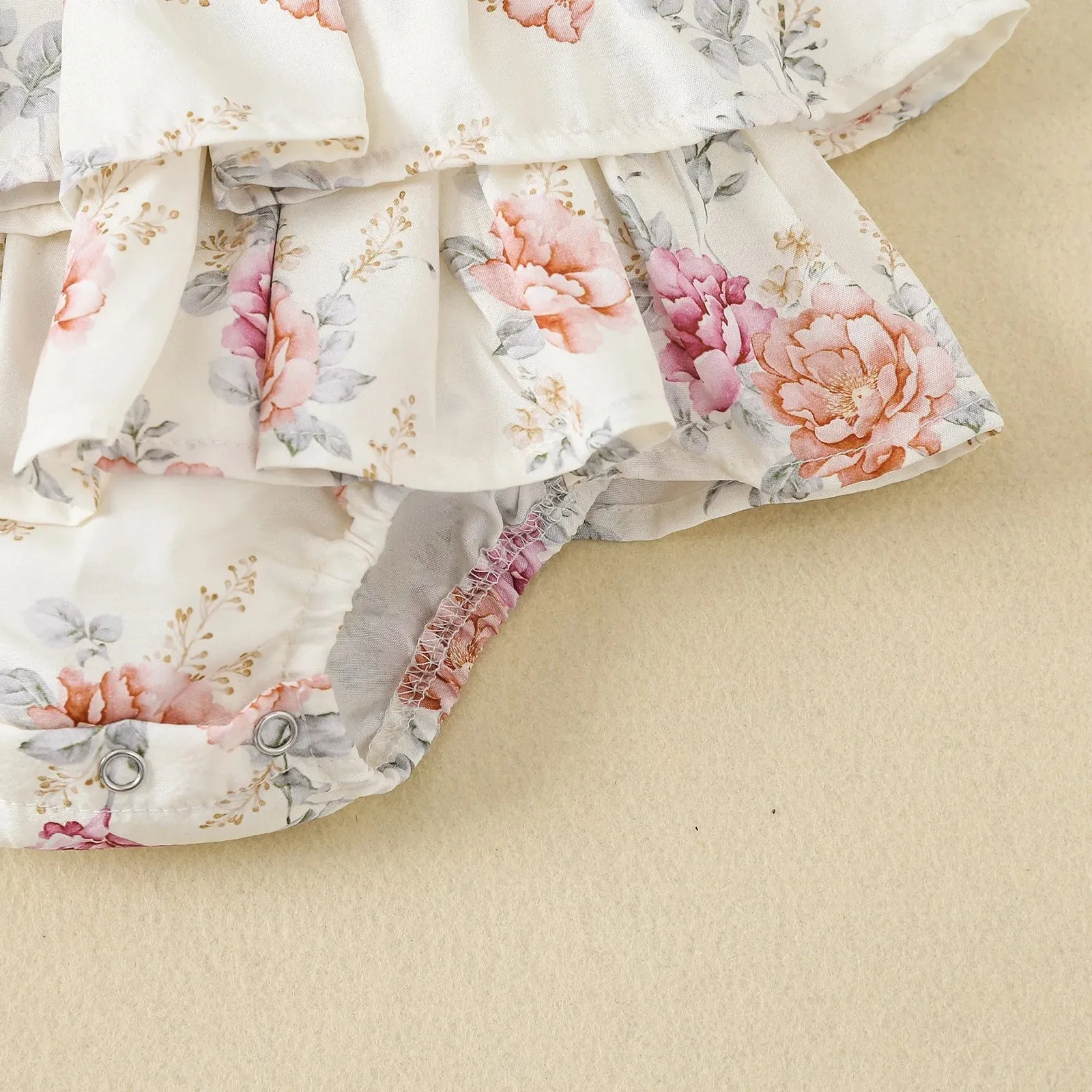 Tutu Floral Ruffle Romper