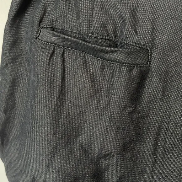 Ulla Johnson Black Pleated Zipper Mini Shorts