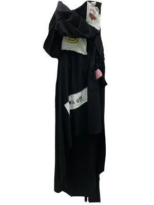 Upcycled Asymmetric Corset Maxi Dress