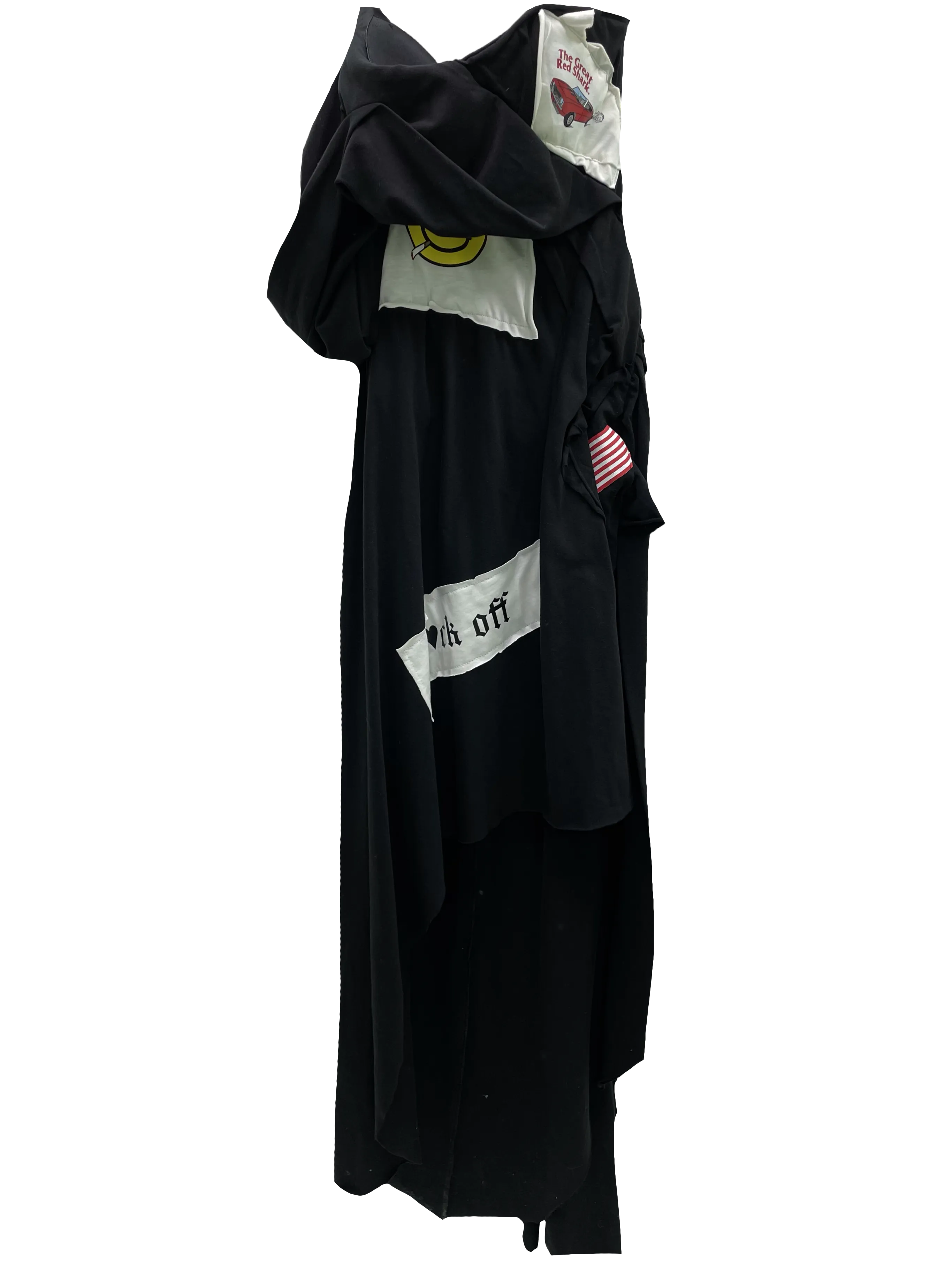 Upcycled Asymmetric Corset Maxi Dress
