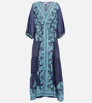 V-Neck Loose Maxi Dress