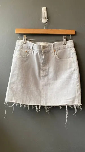 Vagabone Mini Fray Denim Skirt