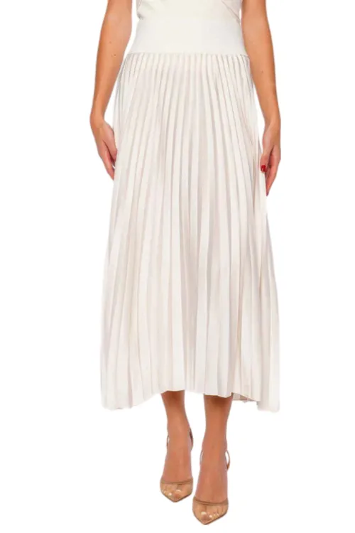 Valor Midi Skirt Ivory