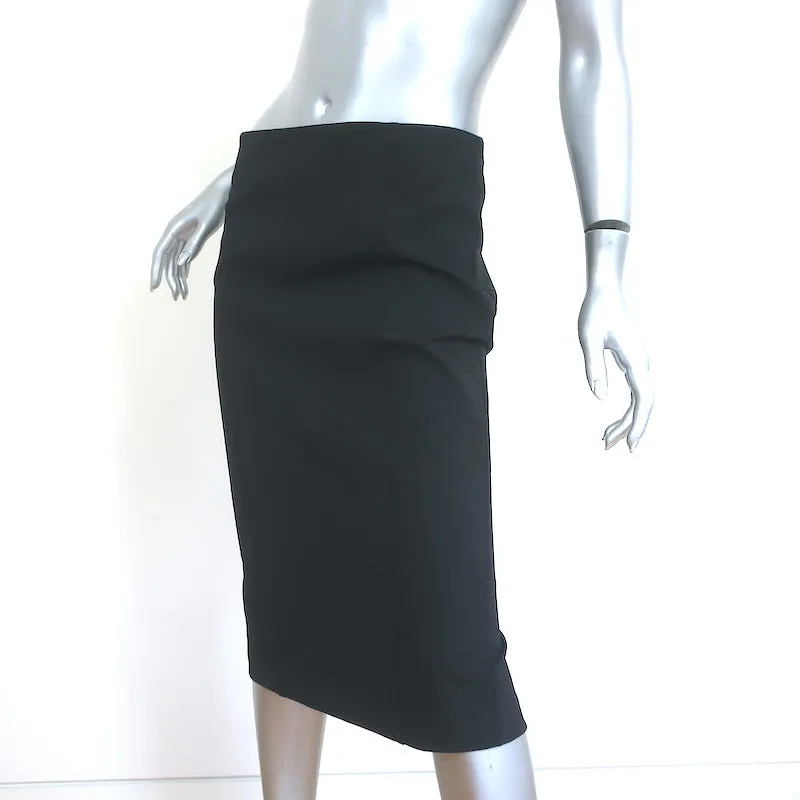 Veronica Beard Vail Pencil Skirt Black Stretch Ponte Jersey Size 12 NEW