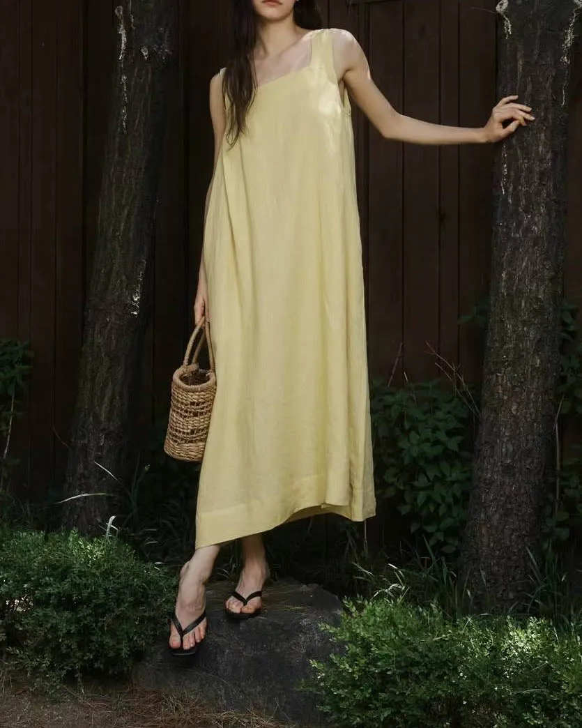 VICTORIA LINEN DRESS