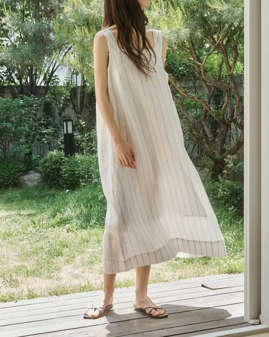 VICTORIA LINEN DRESS