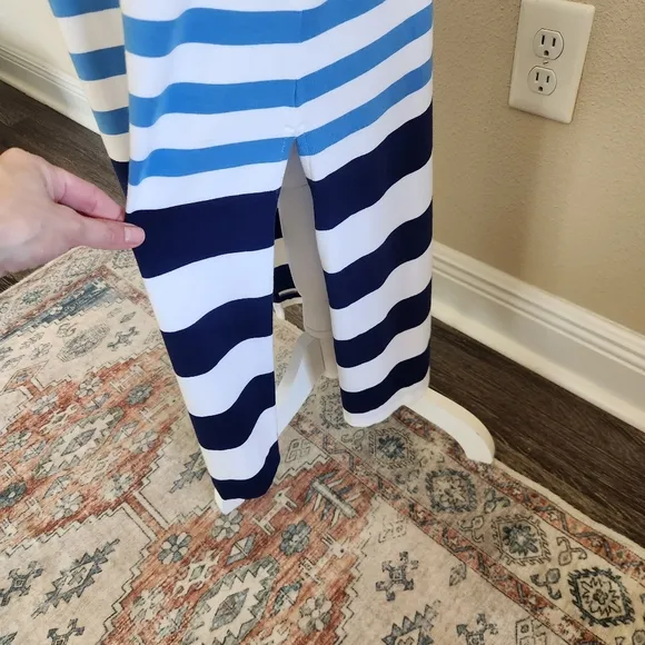 Vineyard Vines Womens Engineered Stripe Maxi Dress Size XS Pima Cotton Preppy
