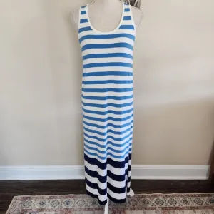 Vineyard Vines Womens Engineered Stripe Maxi Dress Size XS Pima Cotton Preppy