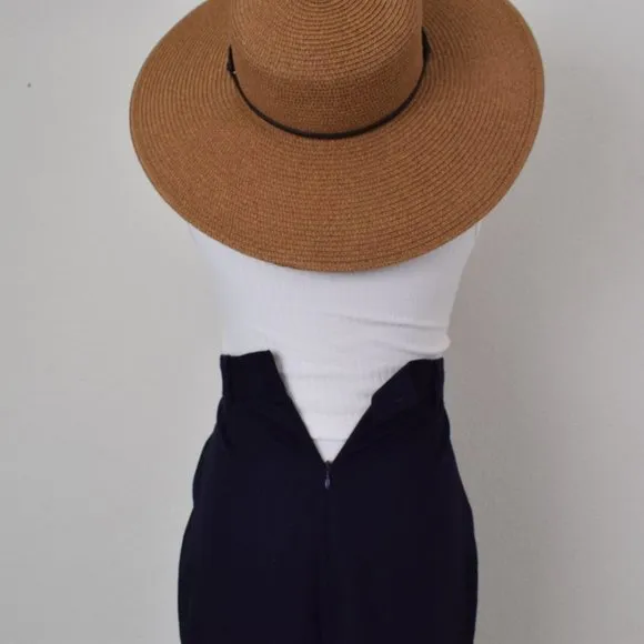 Vintage 90s Navy Rayon/Linen Pencil Skirt by JH Collectibles Petites size 2 | 24