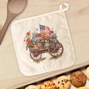 Vintage Carriage Planter - Cotton Pot Holder