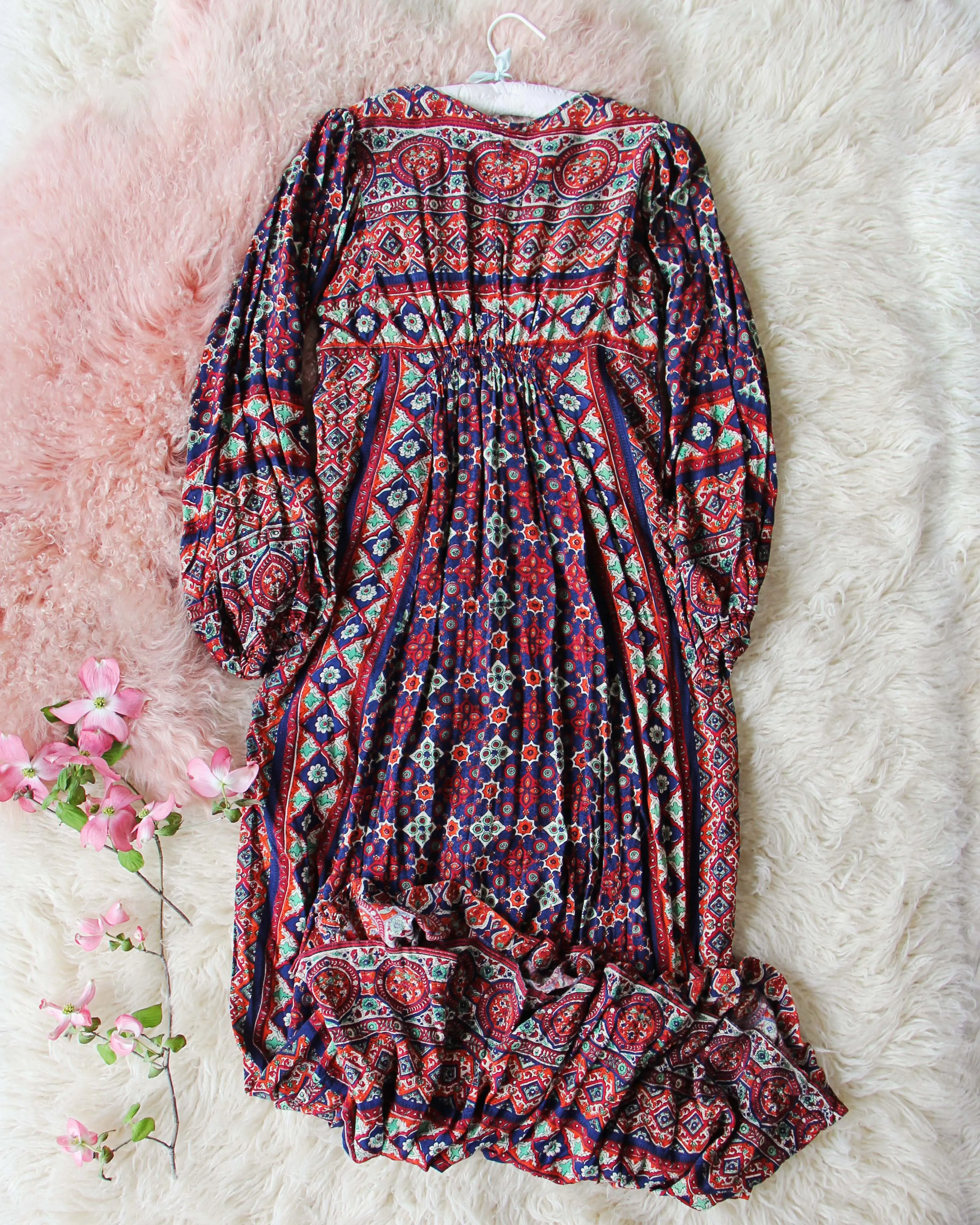 Vintage Gauzy Maxi Dress