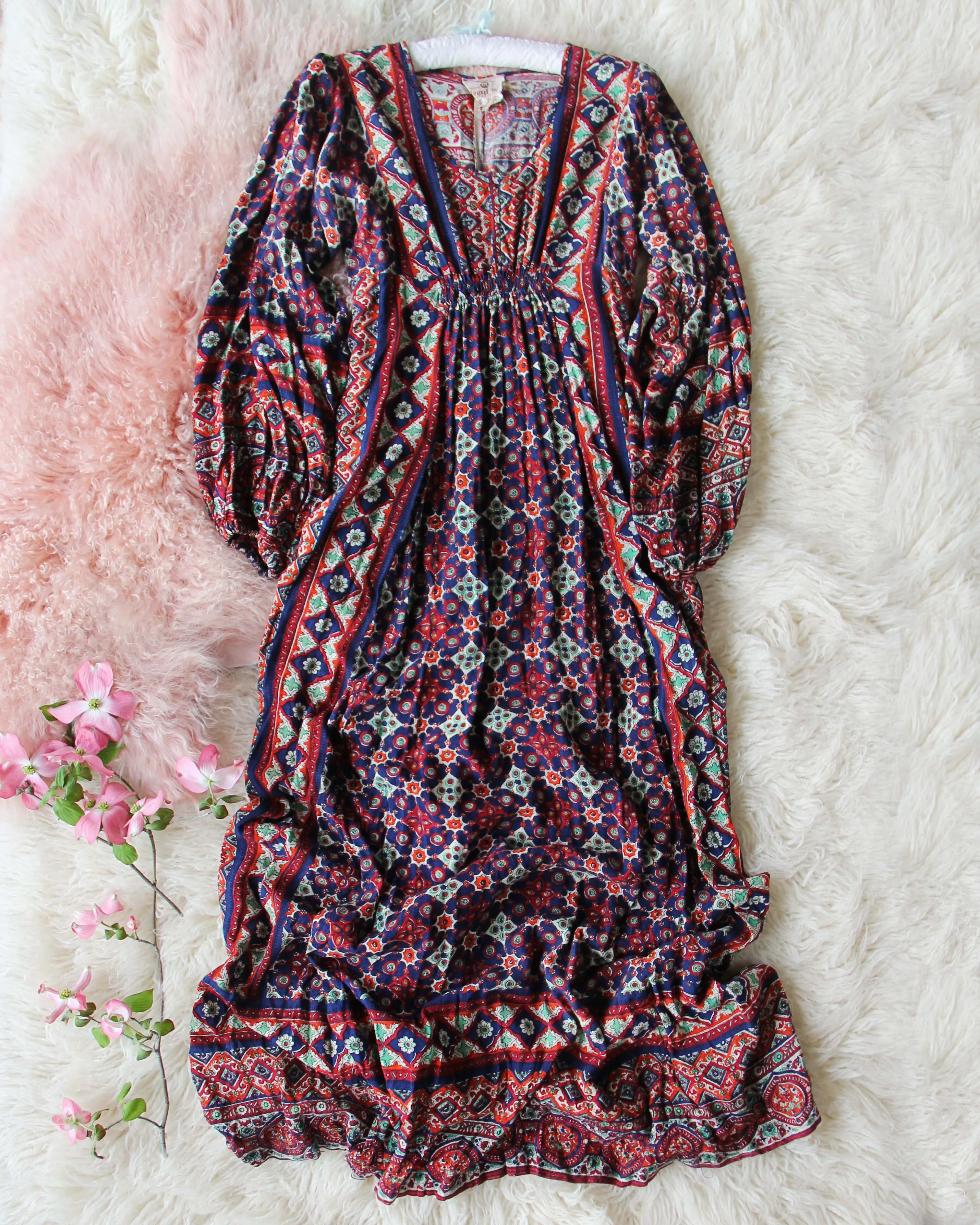 Vintage Gauzy Maxi Dress