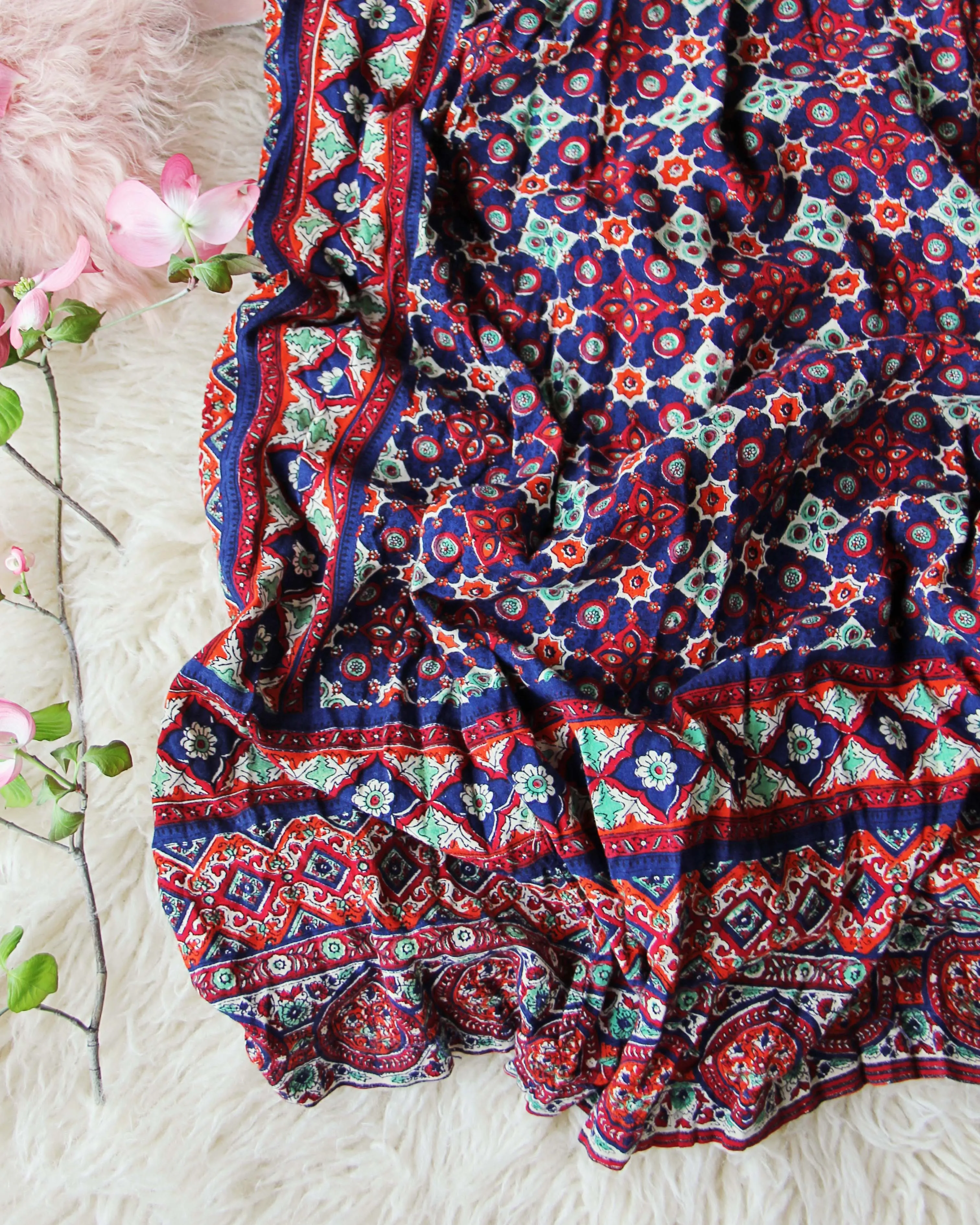 Vintage Gauzy Maxi Dress