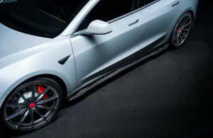 Vorsteiner Tesla Model 3 Volta Carbon Side Skirt Set
