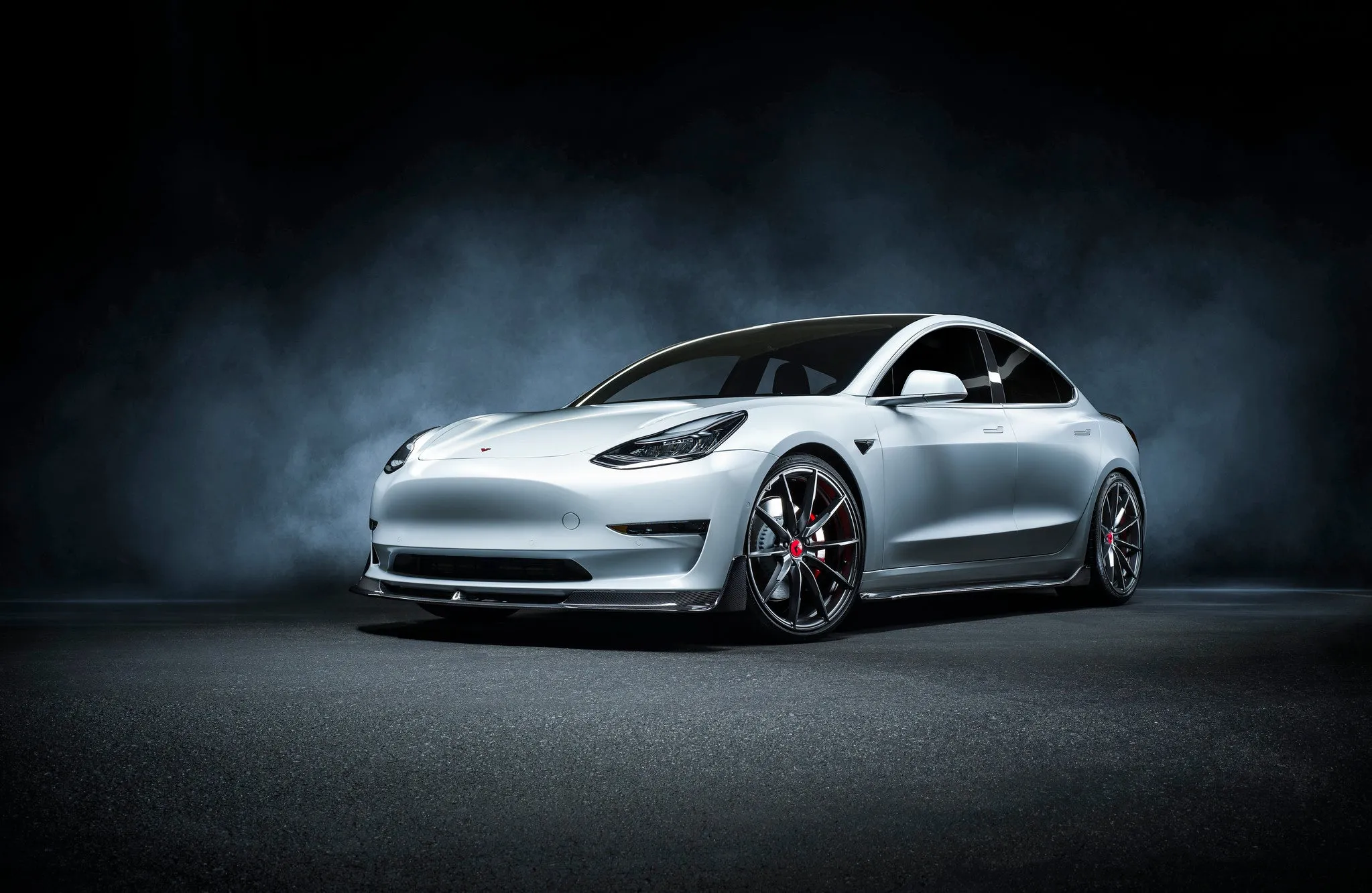 Vorsteiner Tesla Model 3 Volta Carbon Side Skirt Set