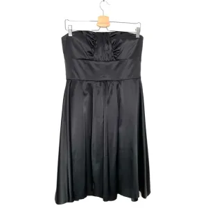 WHBM | Black Strapless Dress