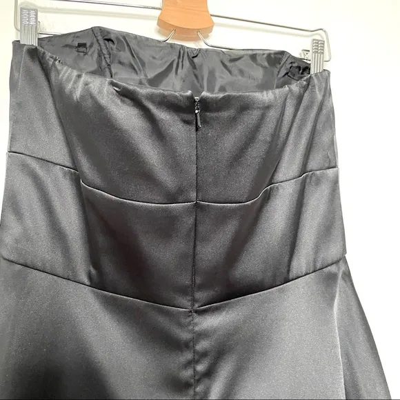 WHBM | Black Strapless Dress