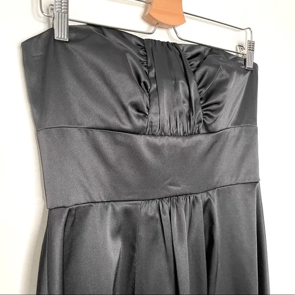 WHBM | Black Strapless Dress