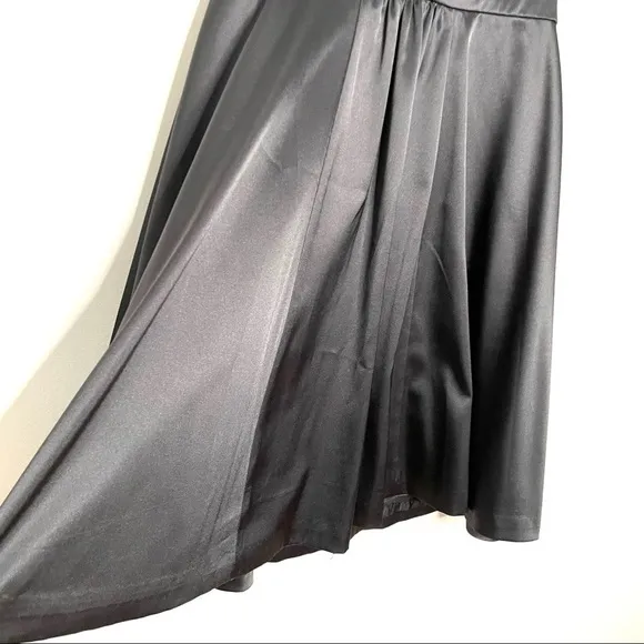 WHBM | Black Strapless Dress
