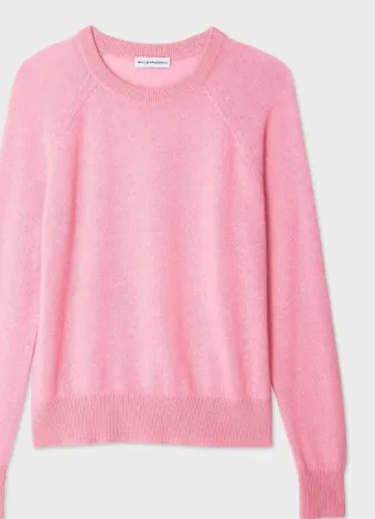 WHITE & WARREN CASHMERE SHRUNKEN CREW