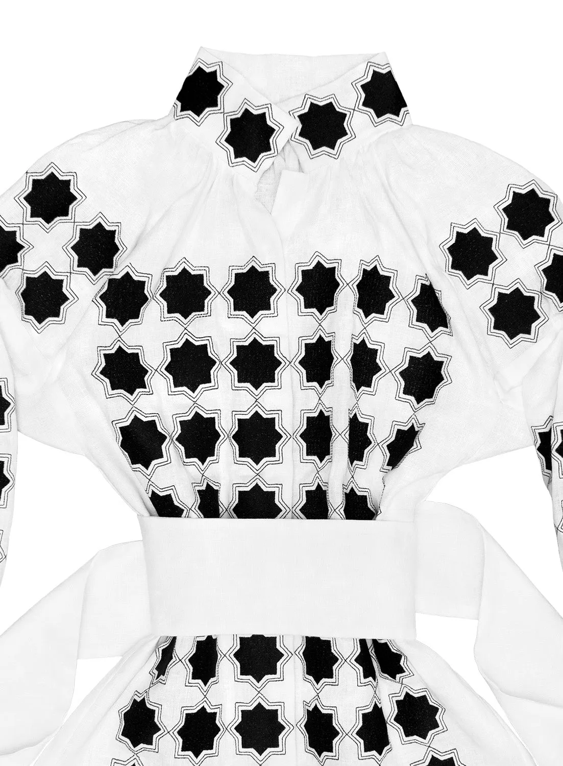 White Boho style Kaftan