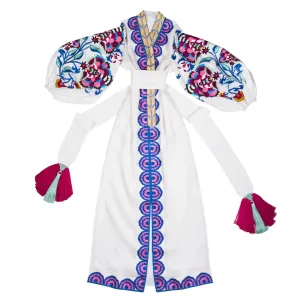 White Boho style Kaftan