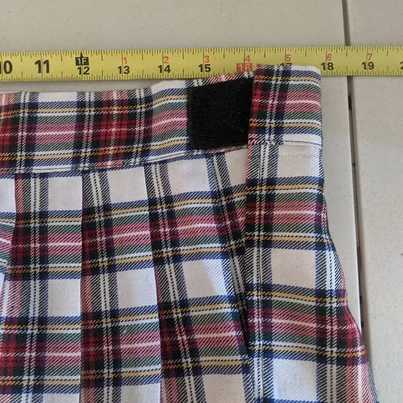 Women's Vintage Plaid Preppy Schoolgirl Skirt Costume Cosplay Med