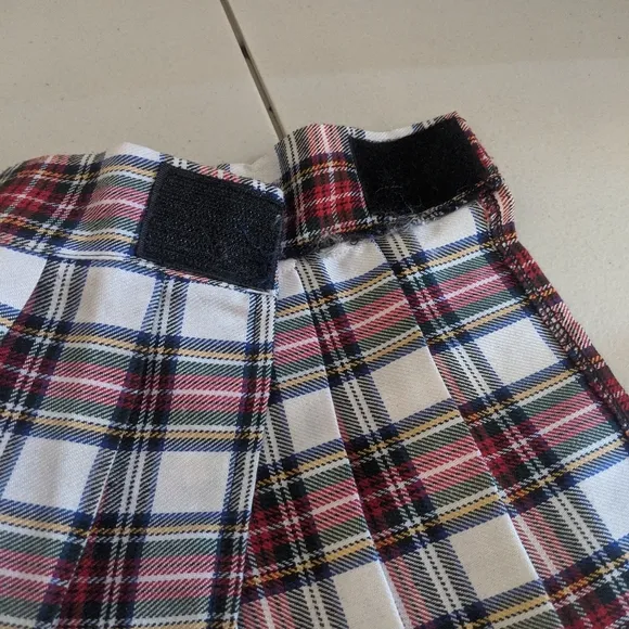 Women's Vintage Plaid Preppy Schoolgirl Skirt Costume Cosplay Med
