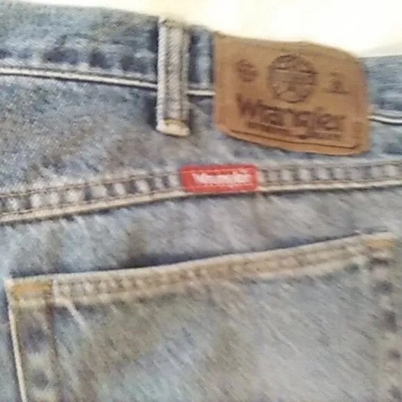 Wrangler Jean Skirt 47&quot; Waist 46&quot; Long Maxi Upcycled Vibrant Colors Boho Trendy