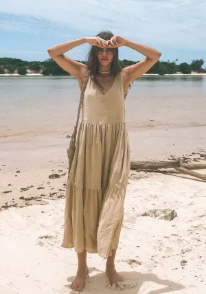 WS Samara Dress - Almond