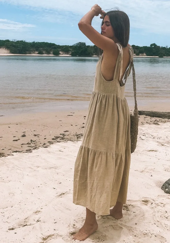 WS Samara Dress - Almond