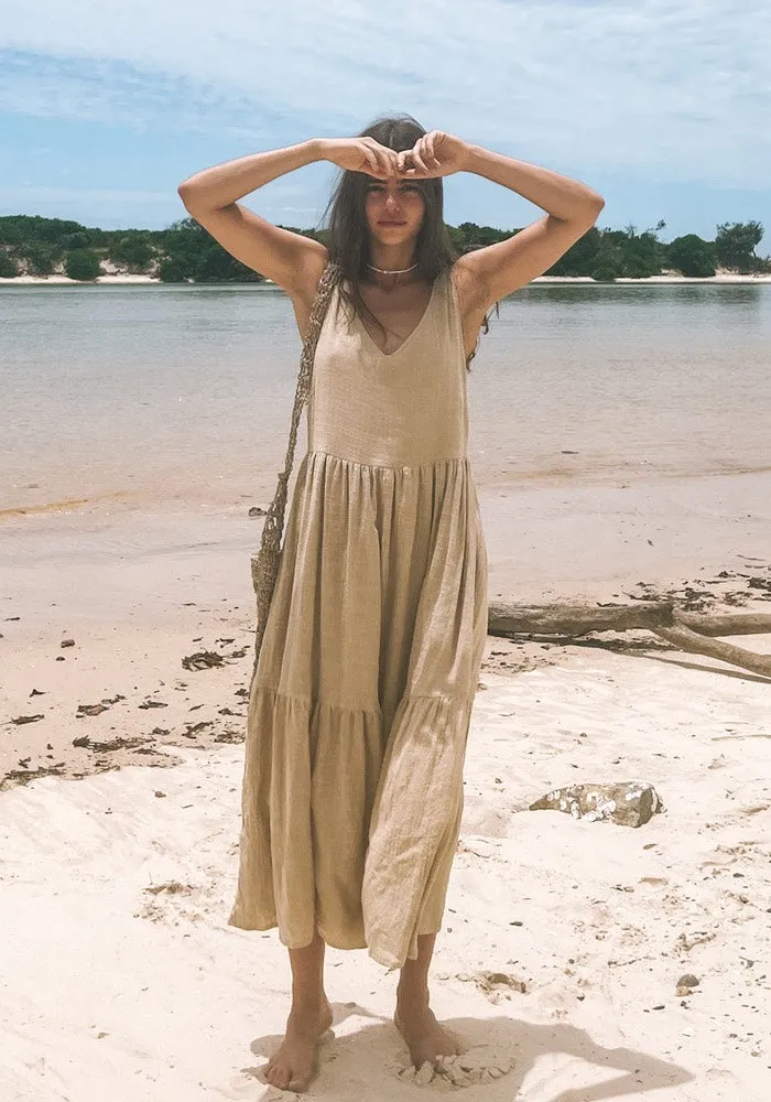 WS Samara Dress - Almond