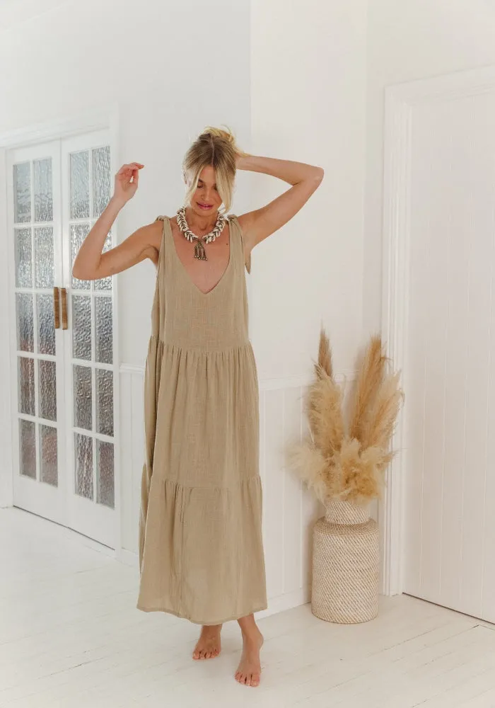 WS Samara Dress - Almond