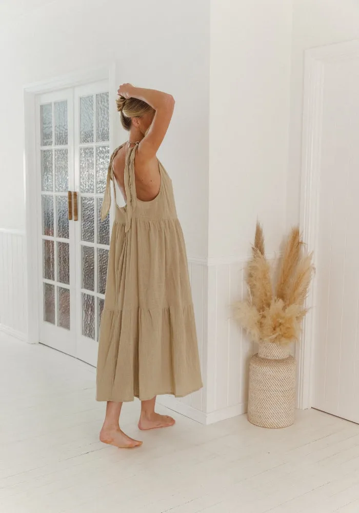 WS Samara Dress - Almond
