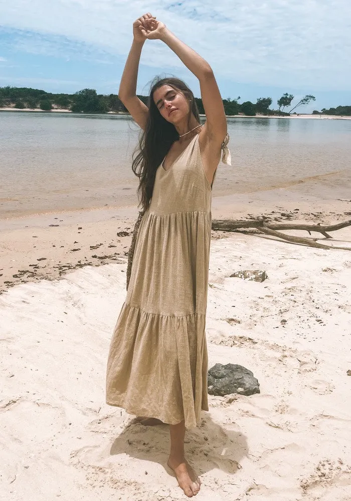 WS Samara Dress - Almond