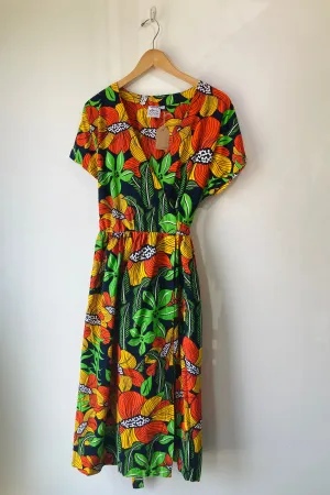 Yevu Floral Maxi Dress