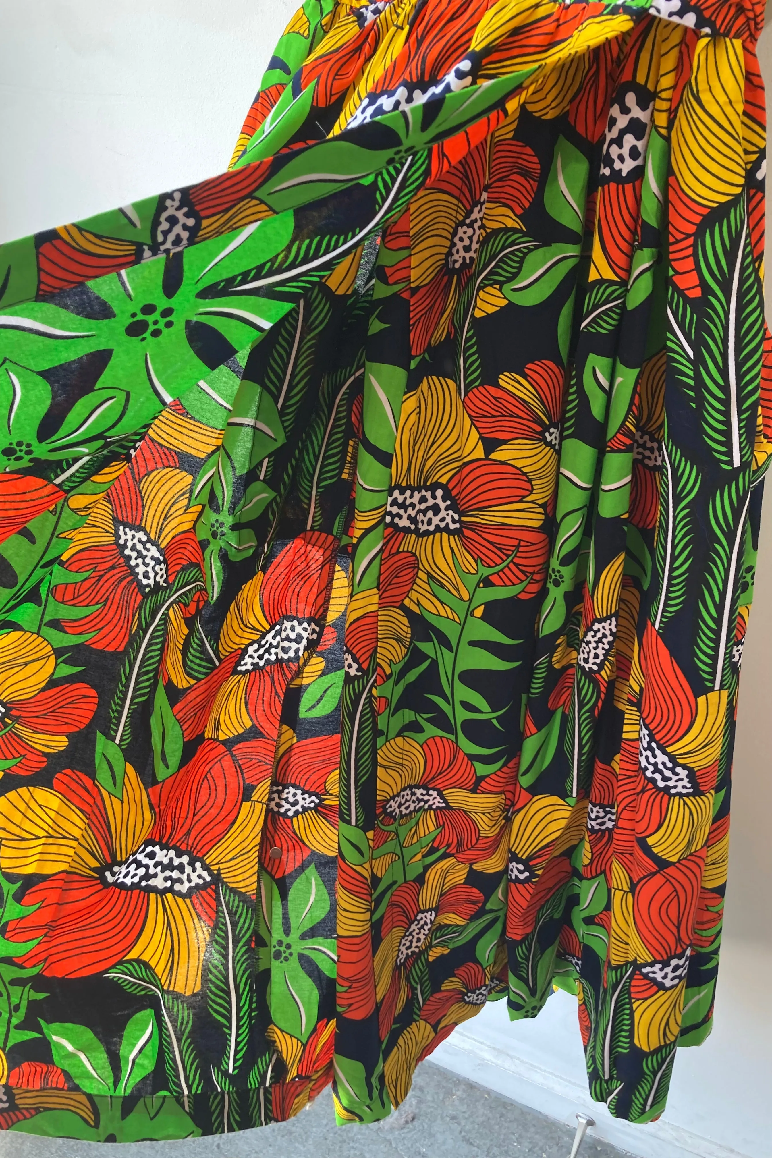 Yevu Floral Maxi Dress