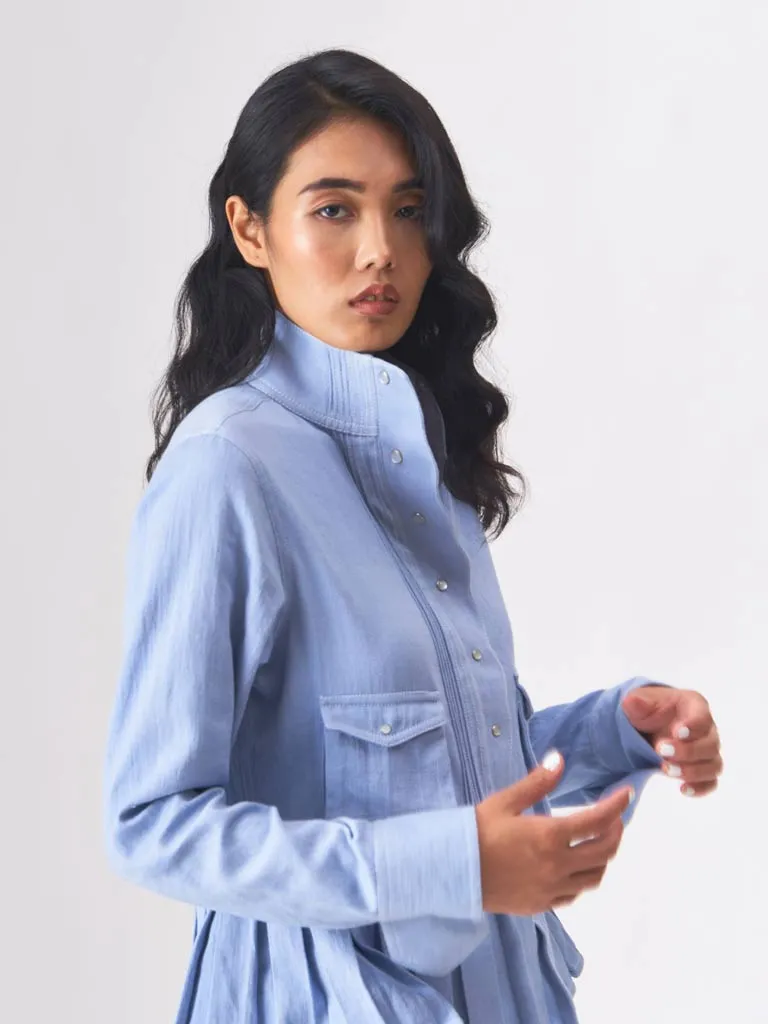 Yvette Pleated Shirt