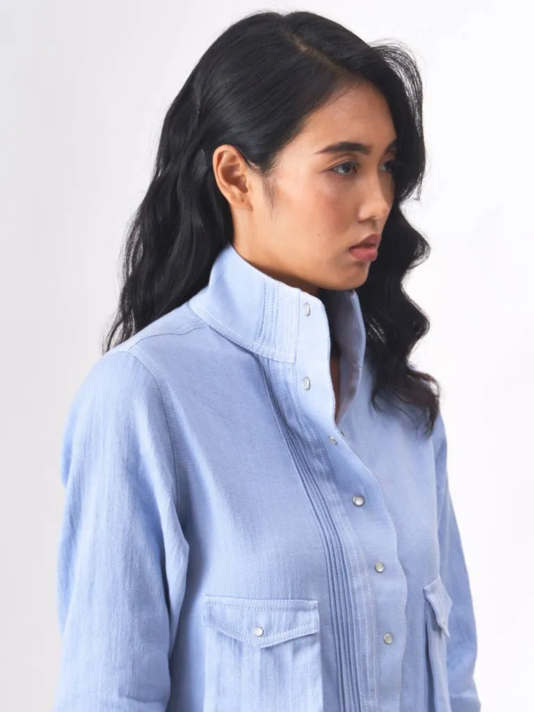 Yvette Pleated Shirt