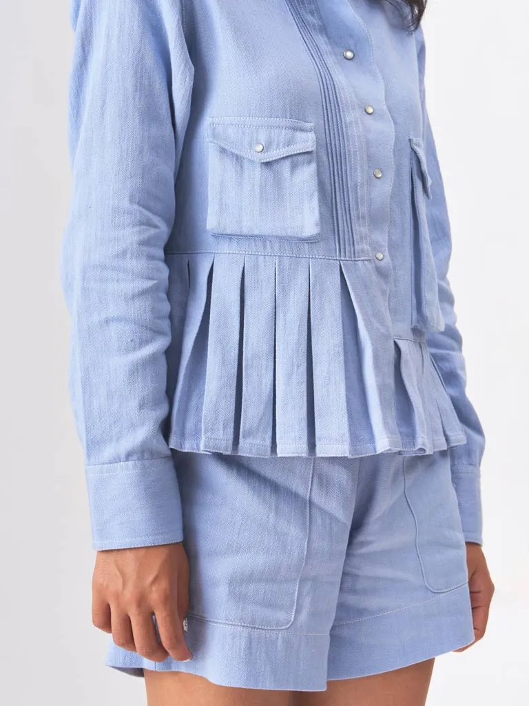 Yvette Pleated Shirt