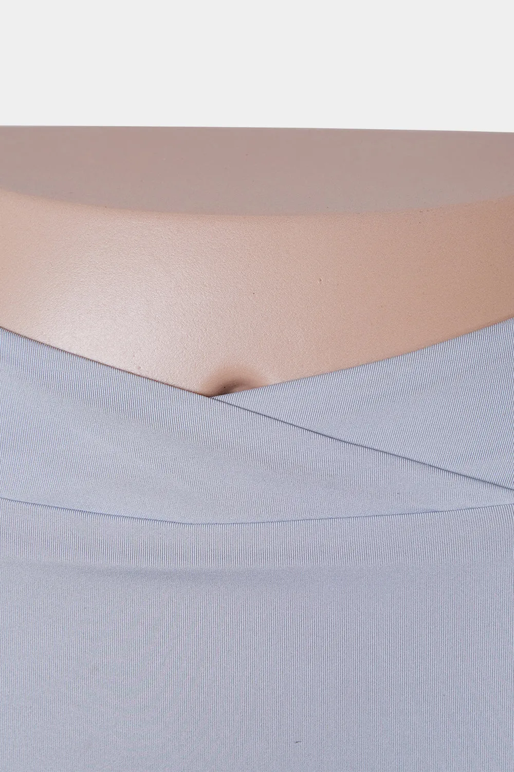 ZACHARY Silver Stretch High Waist Skirt