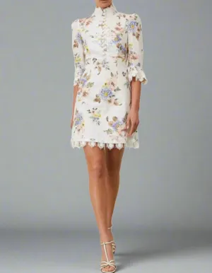 Zimmermann APPLIQUE MINI DRESS